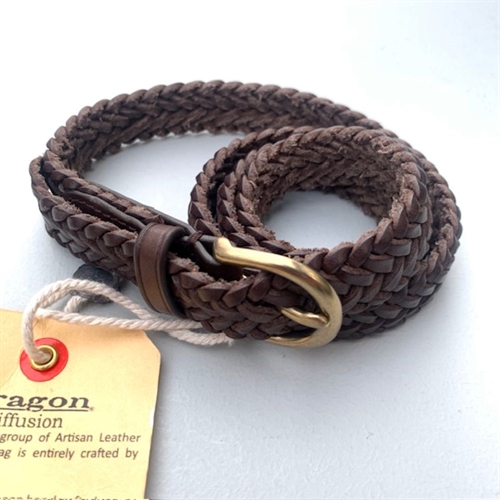 DRAGON DIFFUSION BELT 2CM 3.5MM 9PLY POLO TIP DARK BROWN