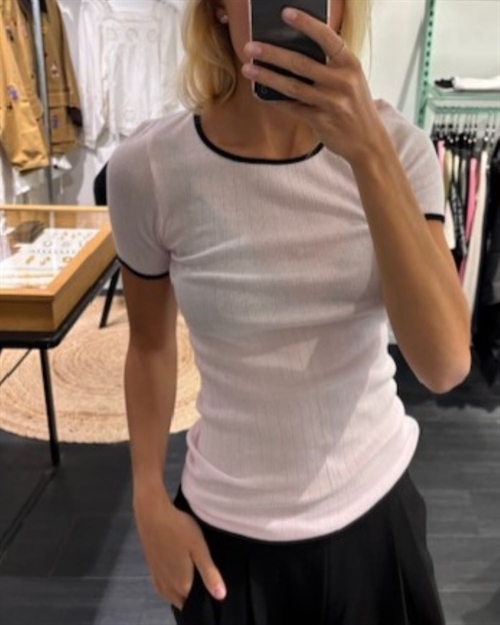 NØRGAARD PAA STRØGET 101 SS KONTRAST ROSE/BLACK