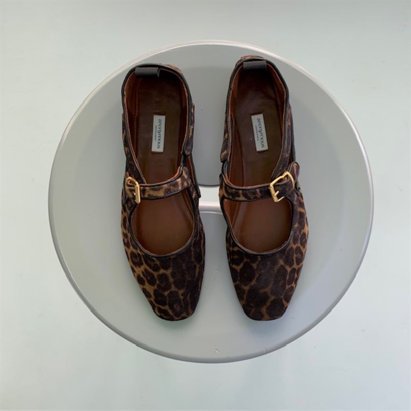 ANONYMOUS PRAISE BALLERINA CALF SUEDE PRINT LEOPARD