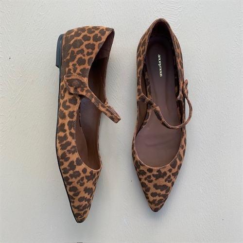 ANONYMOUS FIFI CALF SUEDE PRINT LEOPARD