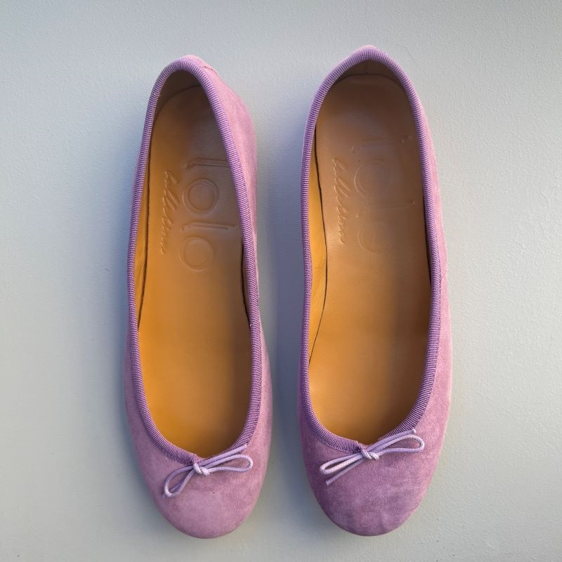 LOLO THE BALLERINA CAPRI SUEDE THISTLE