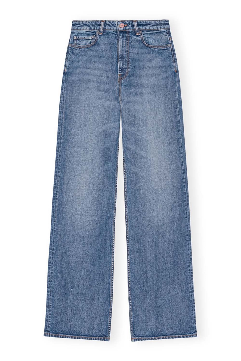 GANNI J1634 JEANS MID BLUE VINTAGE 