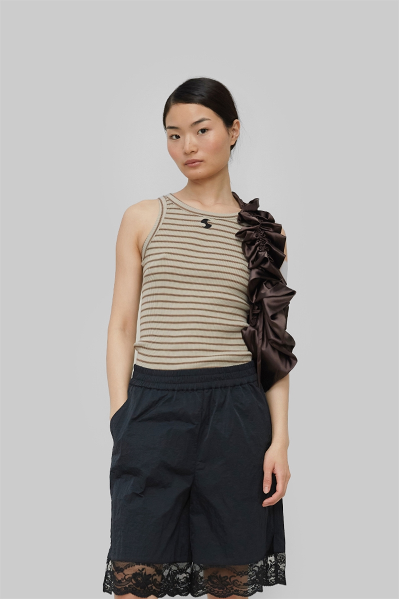 OPERA SPORT JANE SEAMLESS TANK TOP STRIPES