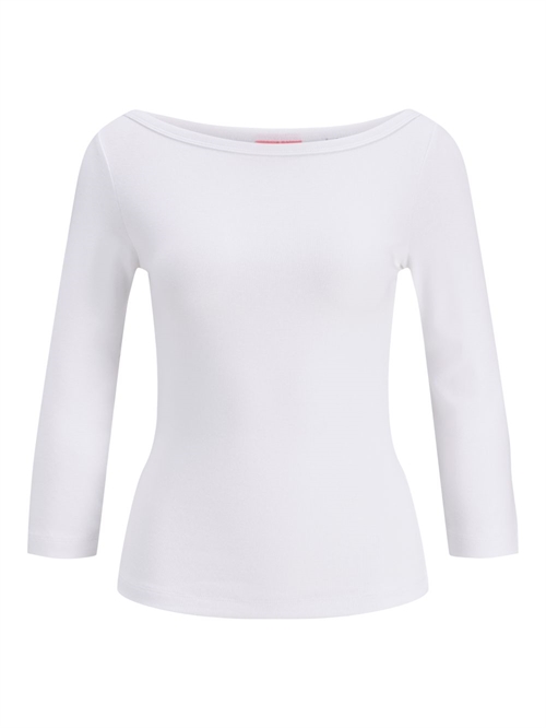 JJXX JXSTAR 3/4 BOATNECK TOP JRS WHITE