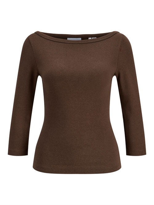 JJXX JXSTAR 3/4 BOATNECK TOP JRS BROWN