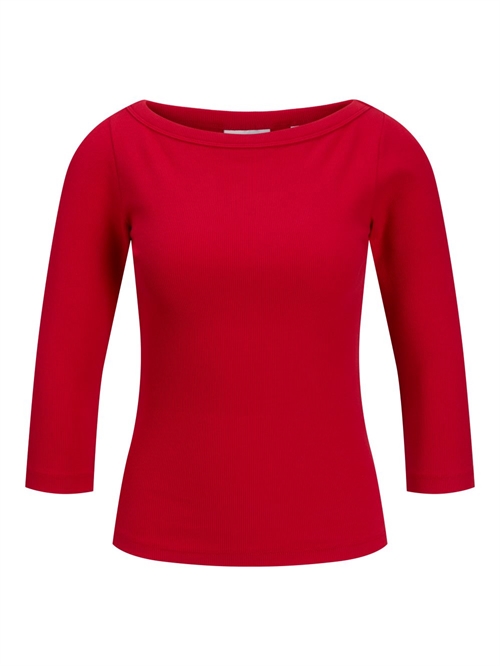 JJXX JXFIFI STR 3/4 BOATNECK TOP JRS NOOS TANGO RED