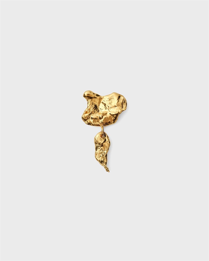 LEA HOYER KAROLINE ØRERING GOLD PLATED