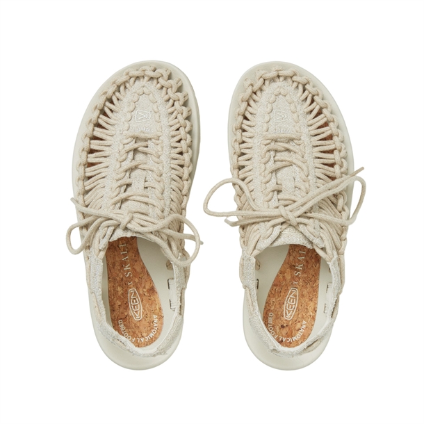 SKALL STUDIO X KEEN UNEEK CANVAS SANDALER NATURAL BIRCH