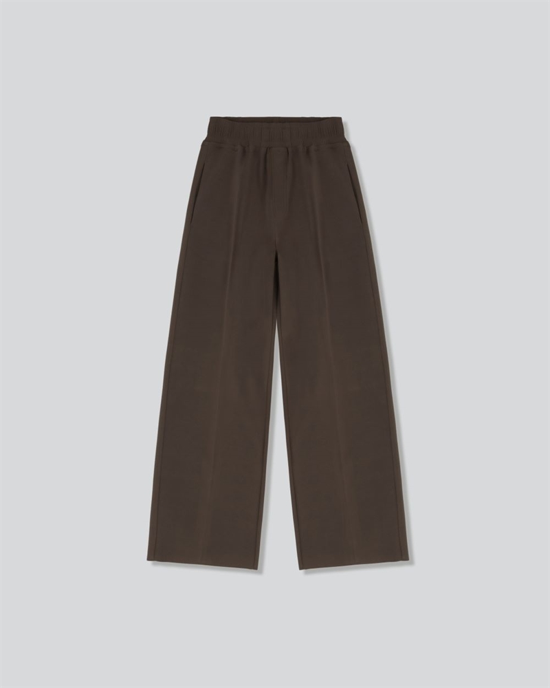 BIRROT LAY2 DRAWSTRING TROUSERS COCOA BROWN