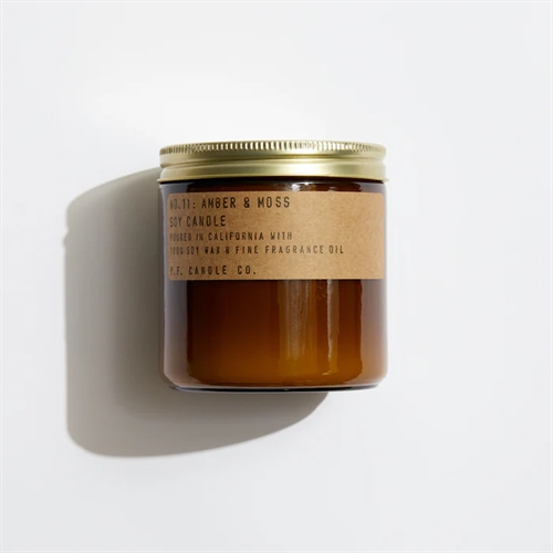 P.F. CANDLE CO. NO11 SOY CANDLE STOR AMBER MOSS