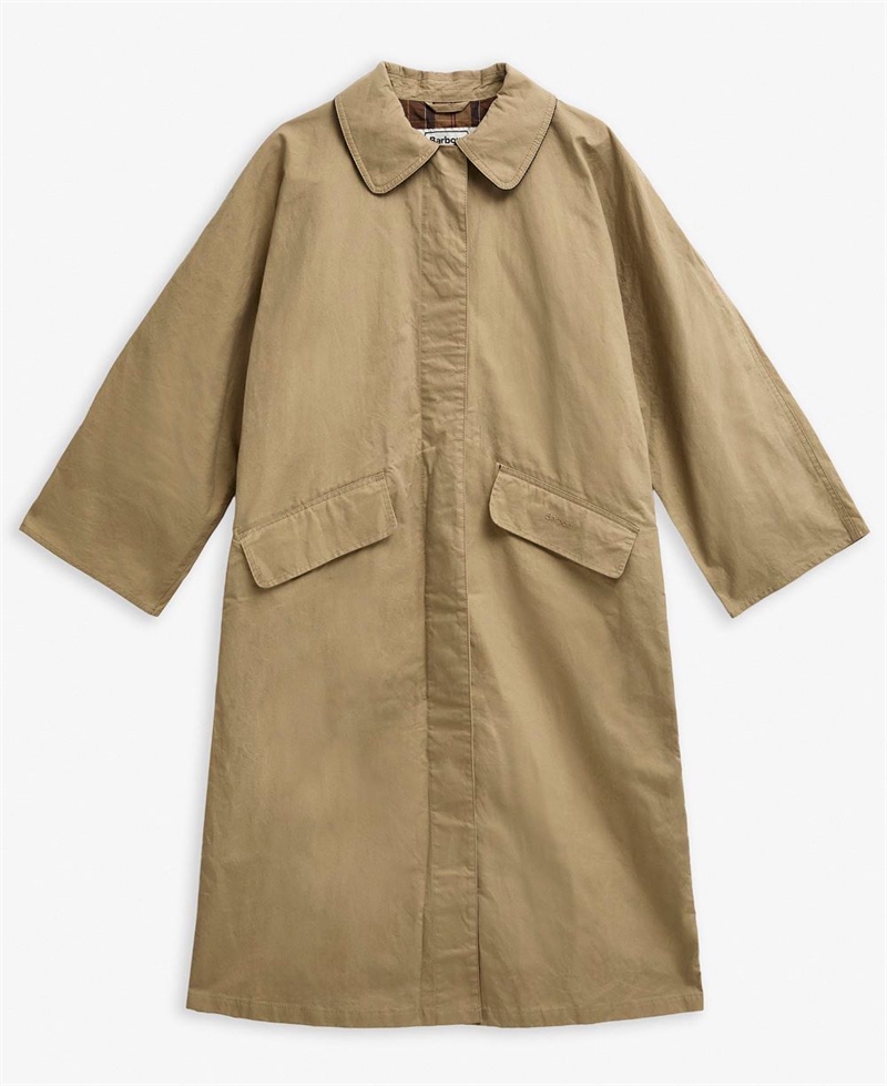 BARBOUR X ALEXA LIZZY SHOWERPROOF JACKET SAND