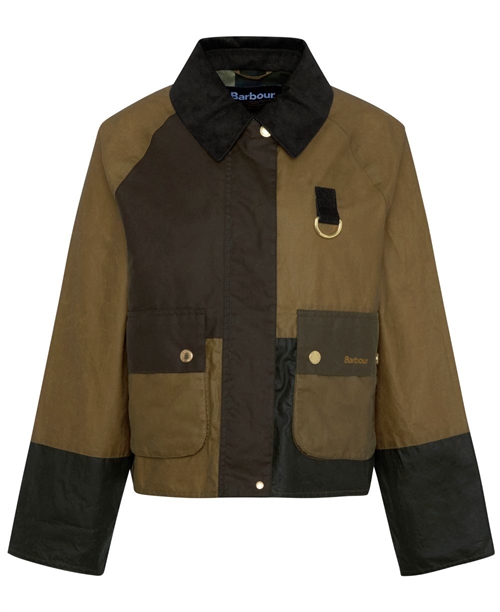 BARBOUR ALMA WAX JACKET SAND/ARCHIVE OLIVE/ BEECH/ANCIENT