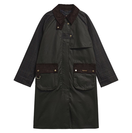 BARBOUR KIRKLESS WAX JACKET OLIVE