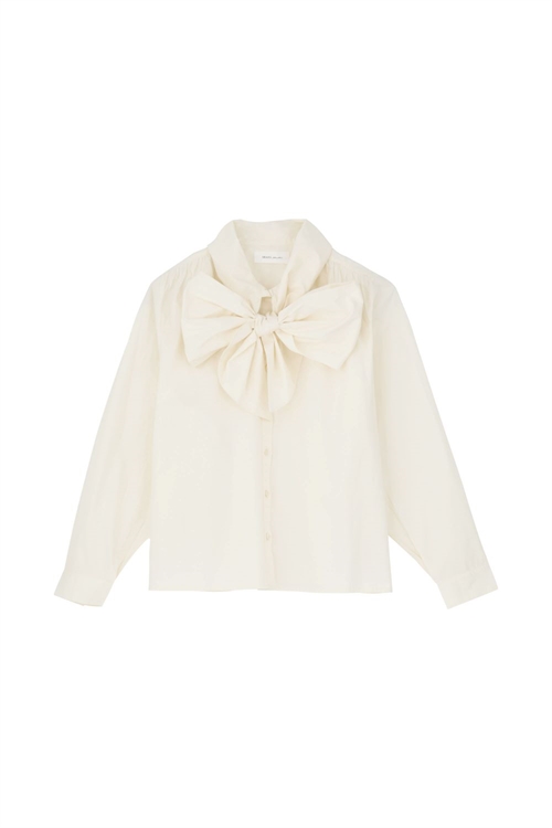 SKALL STUDIO LADY BOW SHIRT IVORY