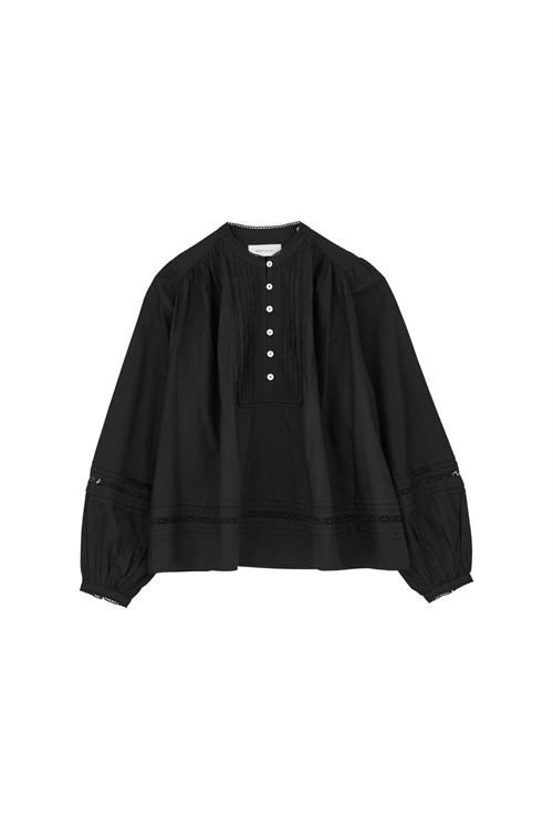 SKALL STUDIO LEAF SHIRT BLACK