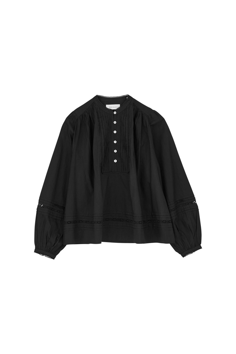 SKALL STUDIO LEAF SHIRT BLACK