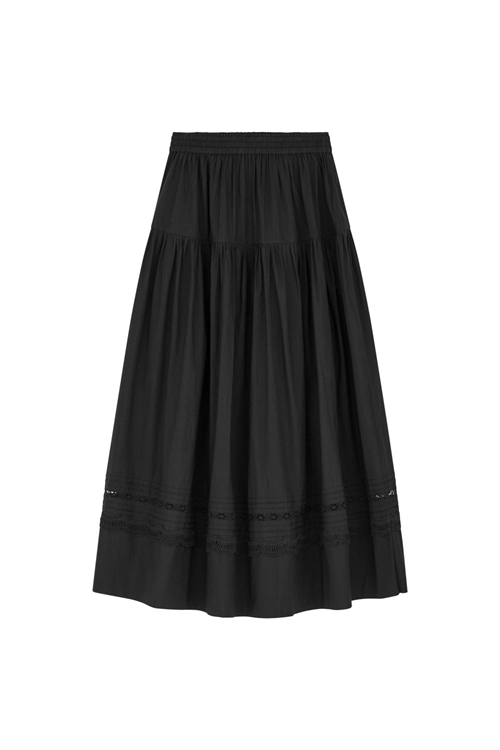 SKALL STUDIO LEAF SKIRT BLACK