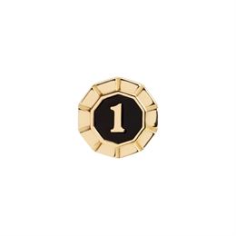 MARIA BLACK 1 LUCKY NUMBER COIN GOLD