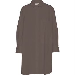 FRAU LYON LS LONG SHIRT COFFEE QUARTZ BROWN