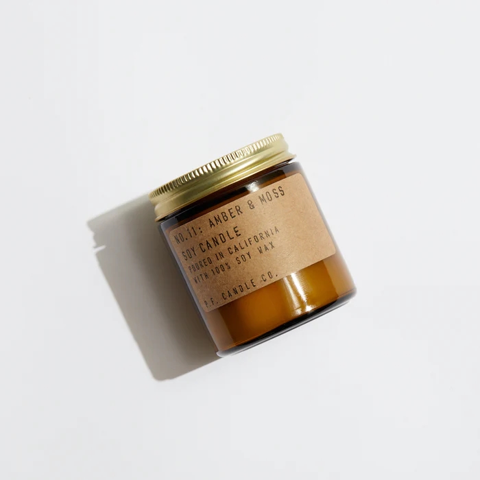 P.F. CANDLE CO. NO11 SOY CANDLE LILLE AMBER MOSS