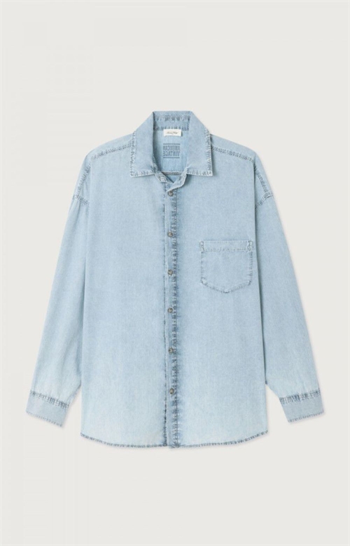 AMERICAN VINTAGE MPAY06A SHIRT BLUE SNOW