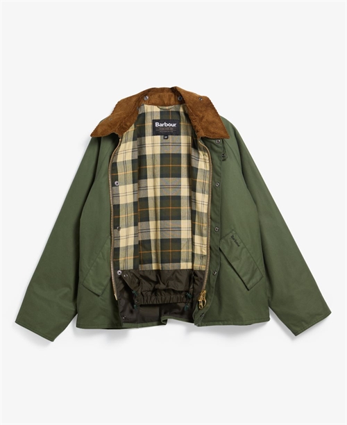 BARBOUR OS TRANSPORT JACKET LIGHT MOSS