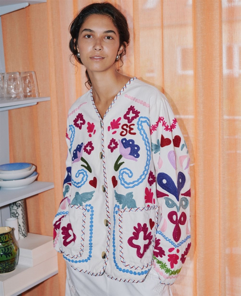 SISSEL EDELBO MAGGIE JACKET FLOWER FESTIVAL