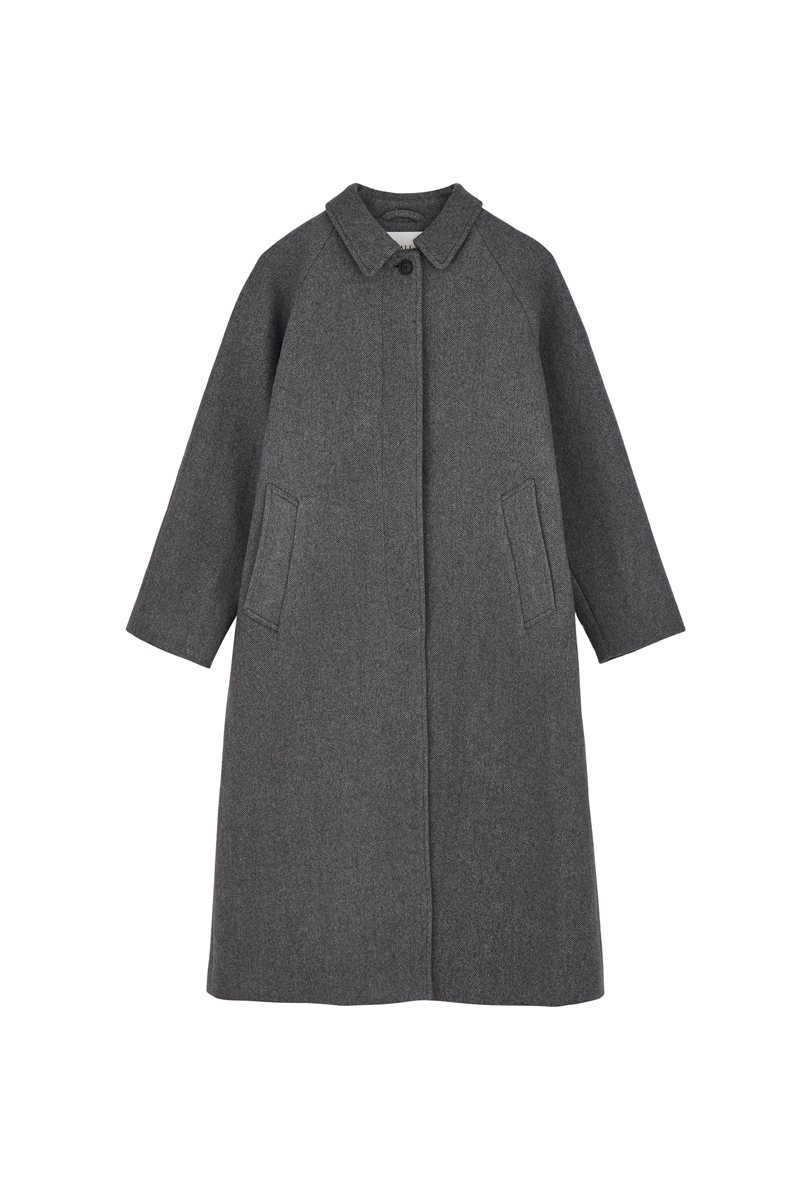 SKALL STUDIO MARY COAT GREY STRUCTURE