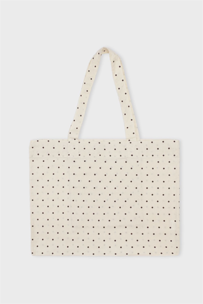 MOSHI MOSHI MIND MEDIUM DOT BAG ECRU/BLLACK