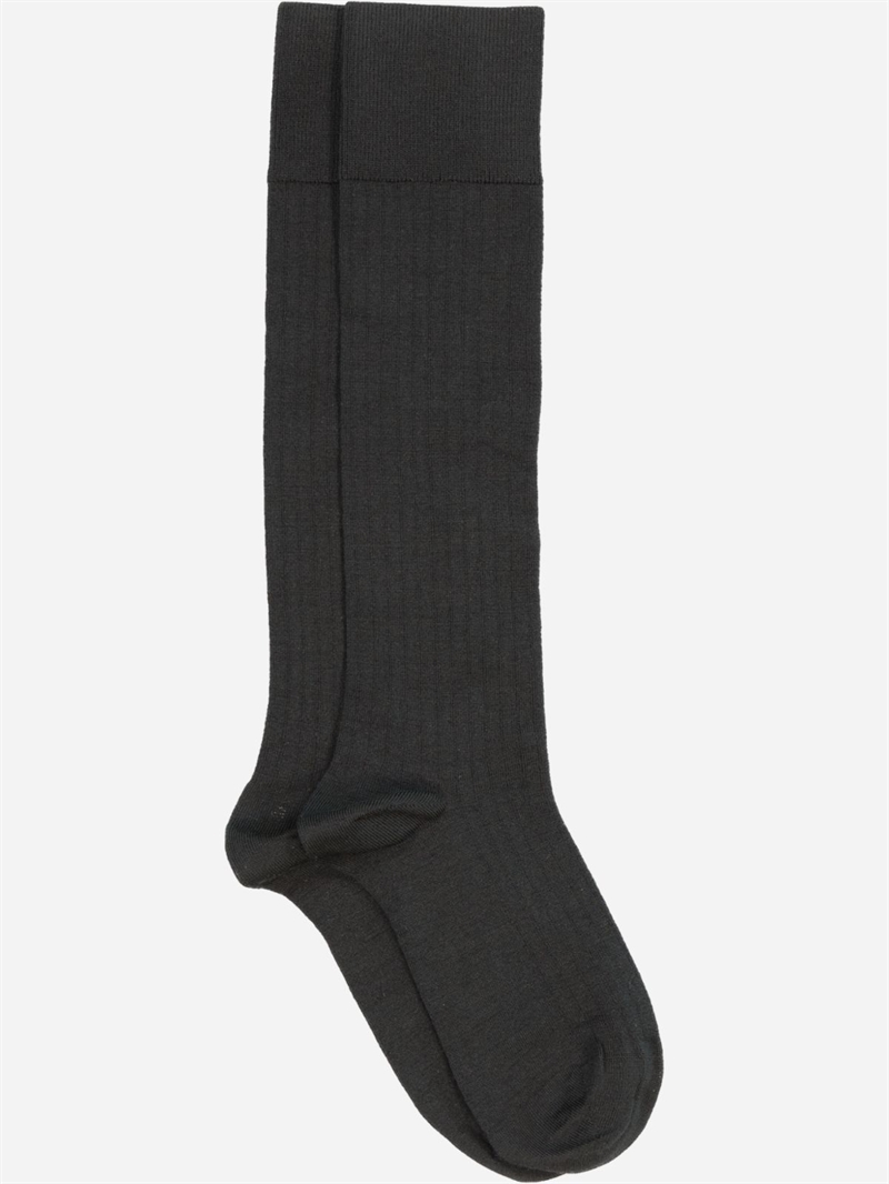 MRS. HOSIERY MERINO KNEE-HIGH BLACK