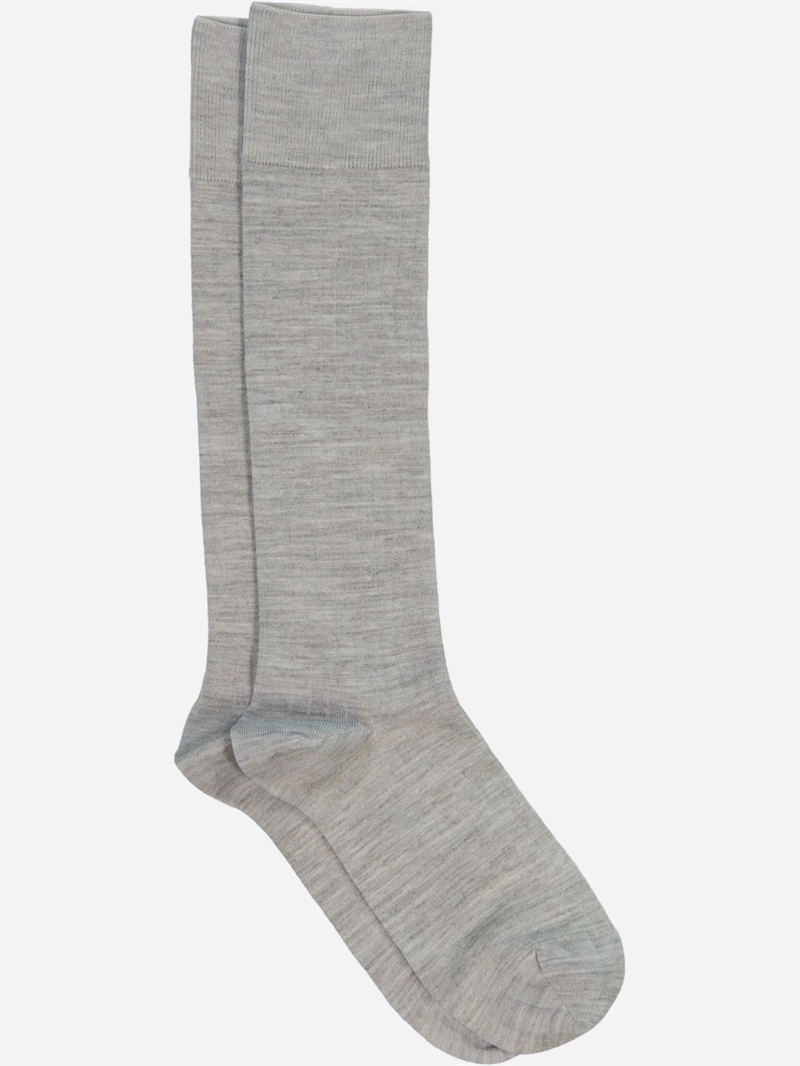 MRS. HOSIERY MERINO KNEE-HIGH LIGHT GREY