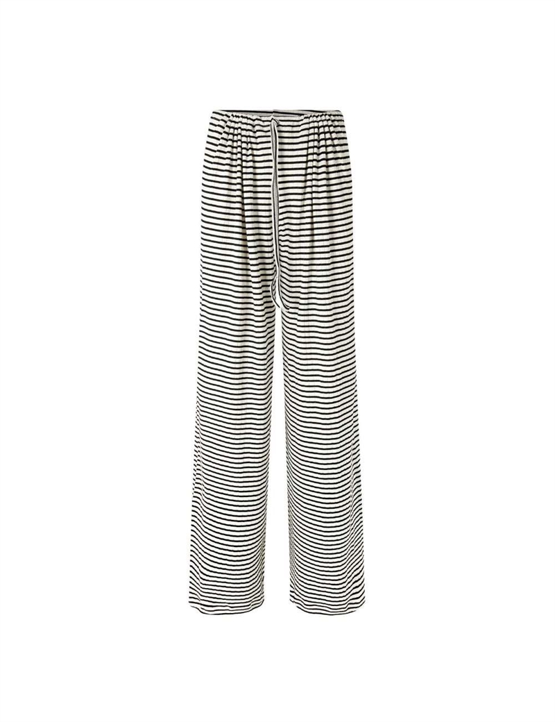 NØRGAARD PAA STRØGET NOVA PANTS NPS STRIPE ECRU/BLACK