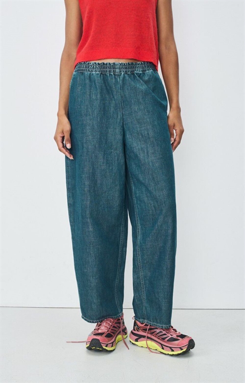 AMERICAN VINTAGE PANTS MEDIUM GREEN CAST