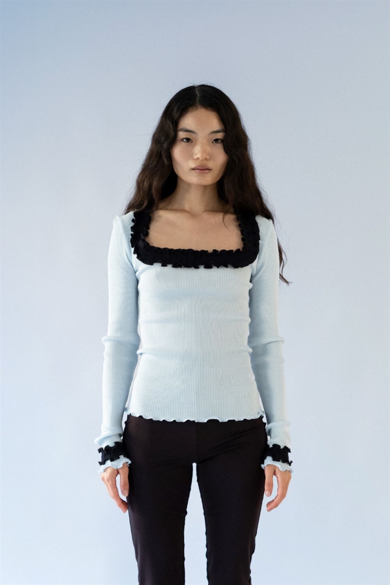 OPÉRA SPORT ROSIE SEAMLESS TOP BLUE