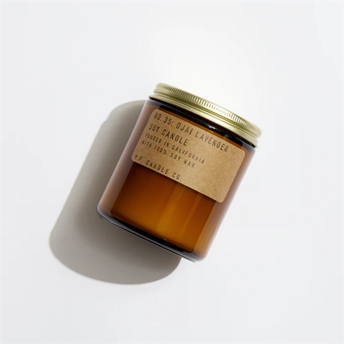 P.F. CANDLE CO. NO35 SOY CANDLE STANDARD OJAI LAVENDER