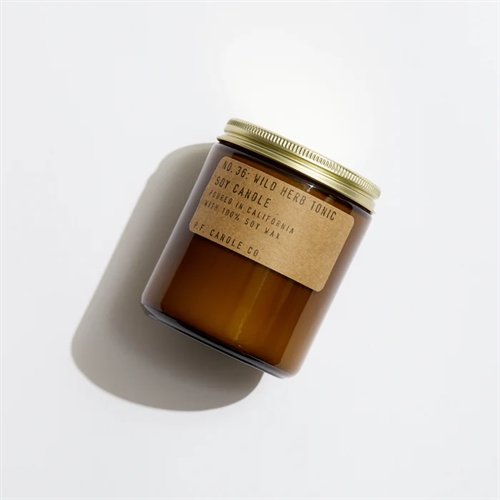 P.F. CANDLE CO. NO36 SOY CANDLE STANDARD WILD HERB TONIC