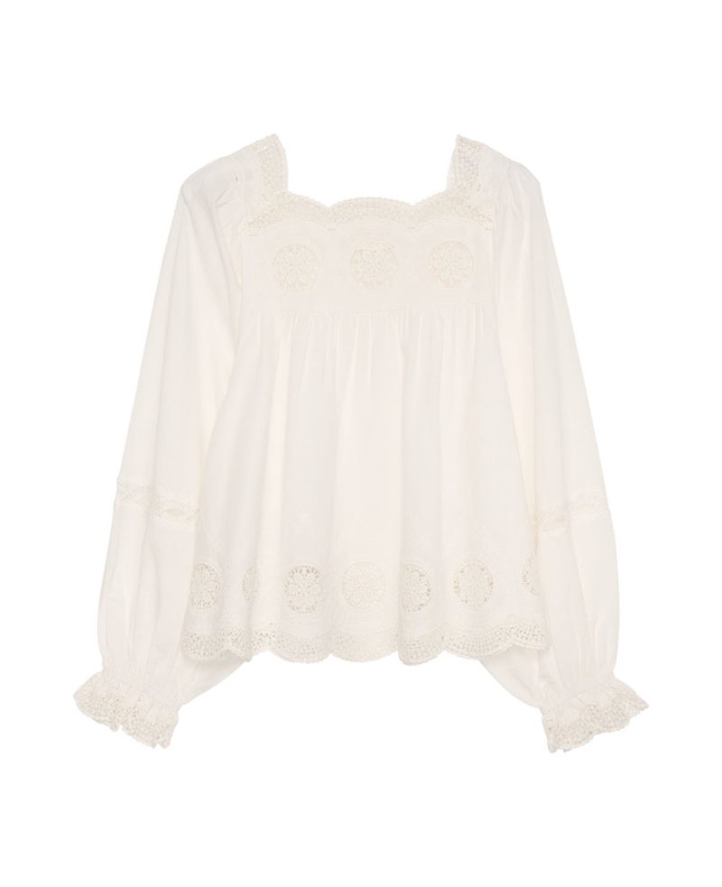 SISSEL EDELBO SOLEIA TOP OFF-WHITE