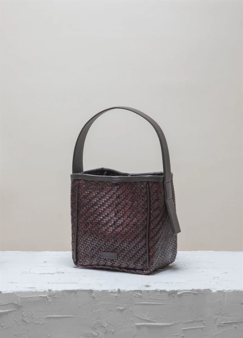 CALAJADE IWA BAG MINI TWILL FUDGE