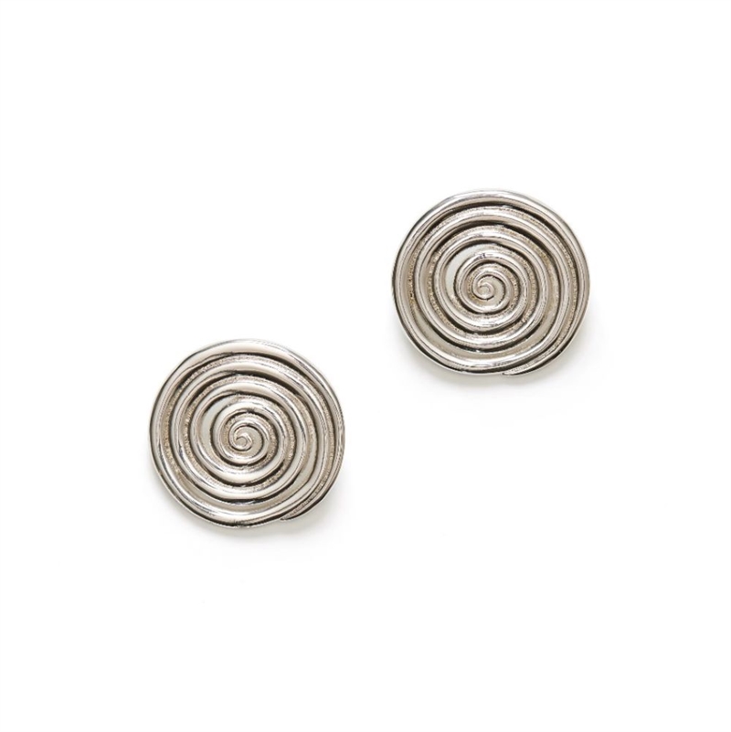 ANNI LU SPIRAL EARRING SILVER