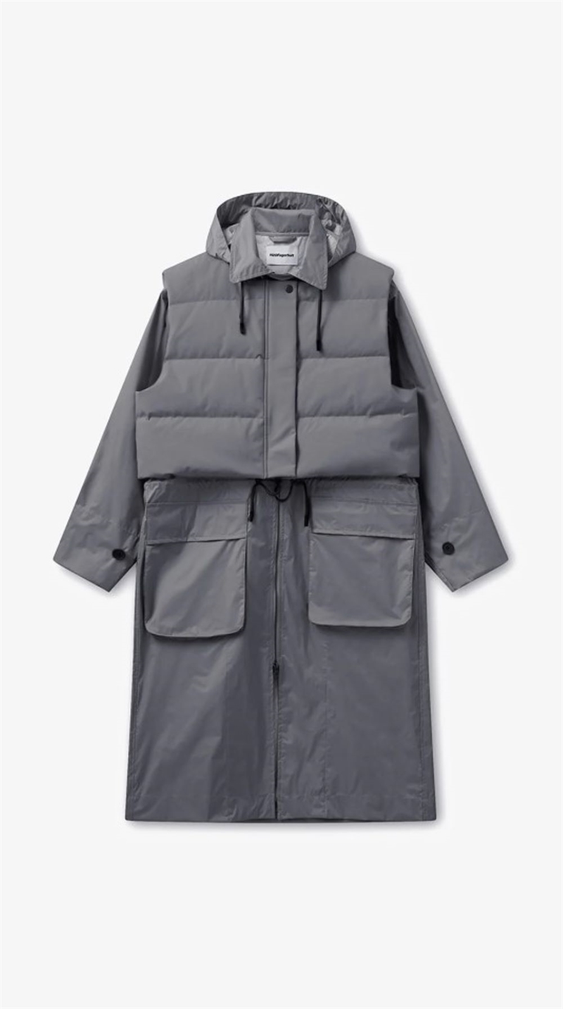 H2OFAGERHOLT RAIN COAT KOALA GREY 