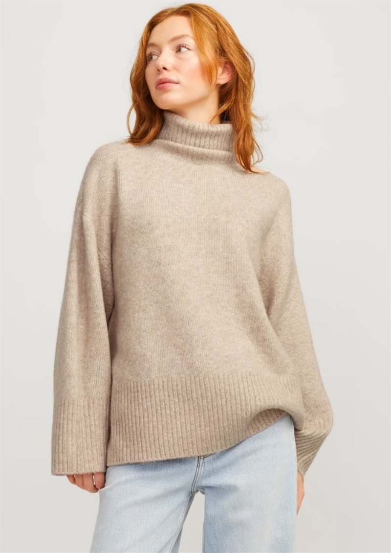 JJXX JXALIA DIVERSE ROLL NECK KNIT PEYOTE/LIMEADE