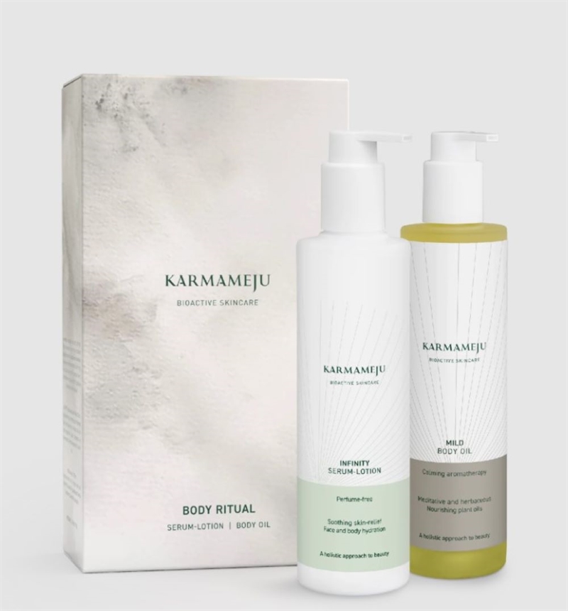 KARMAMEJU BODY RITUAL GAVEÆSKE SERUM-LOTION & BODYOIL