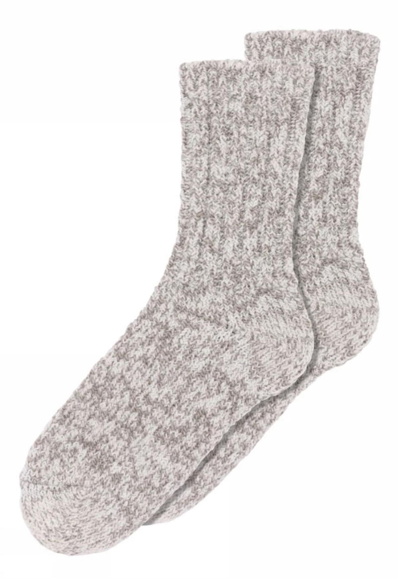 MP DENMARK WOOL RAG SOCK GREY MELANGE