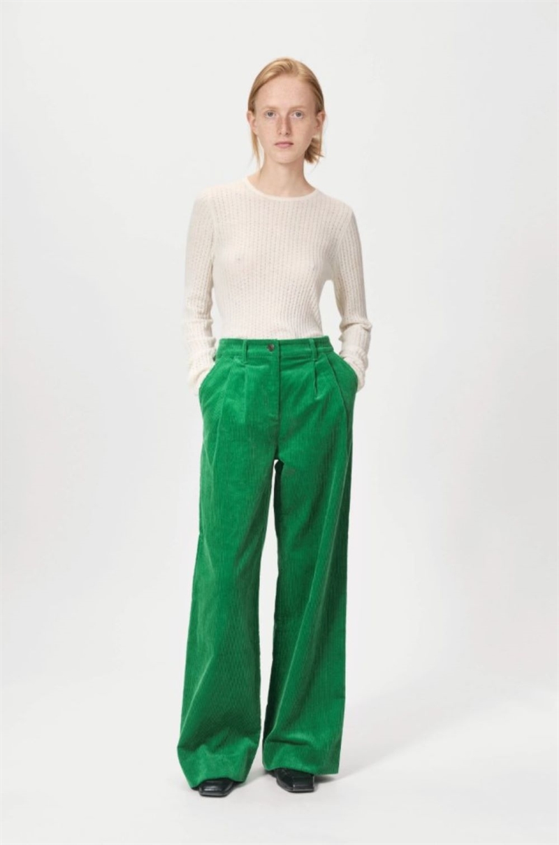 NUE NOTES RUSSEL PANTS BRIGHT GREEN