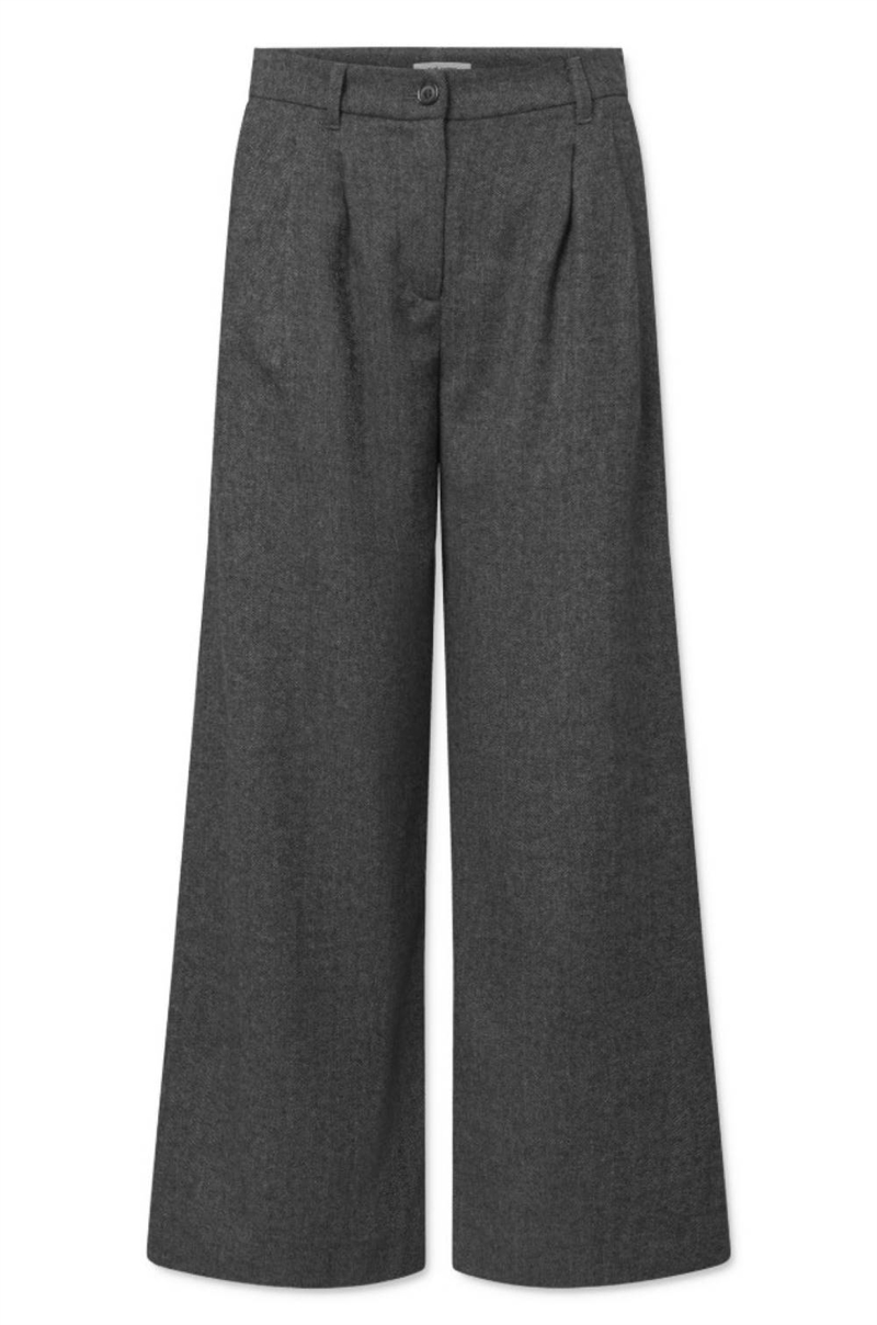 NUE NOTES RUSSEL PANTS DARK GREY MELANGE