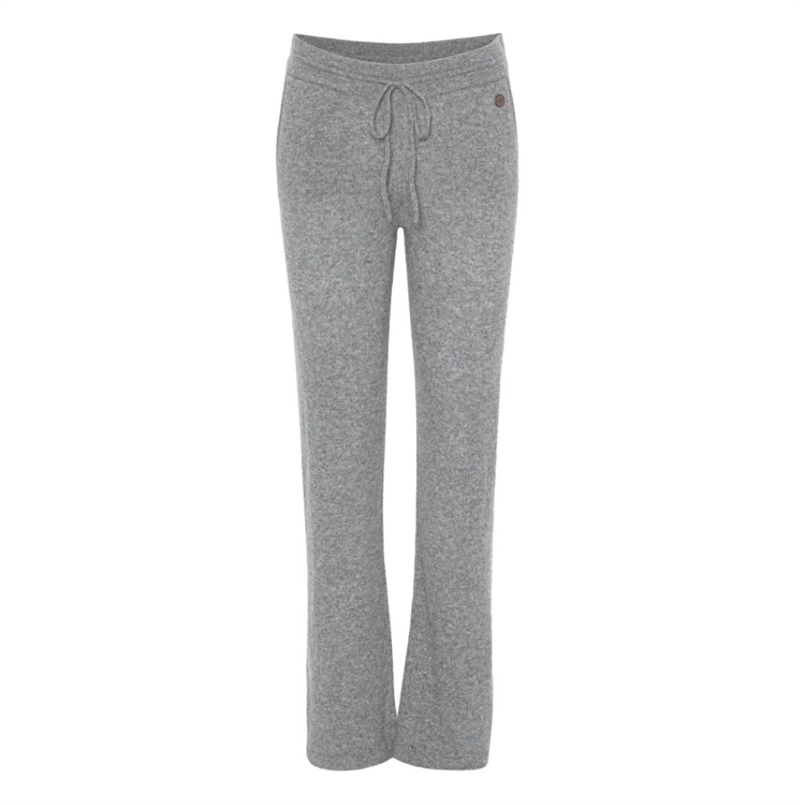 BETA STUDIOS PANT STRAIGHT FIT CASHMERE GREY MELANGE