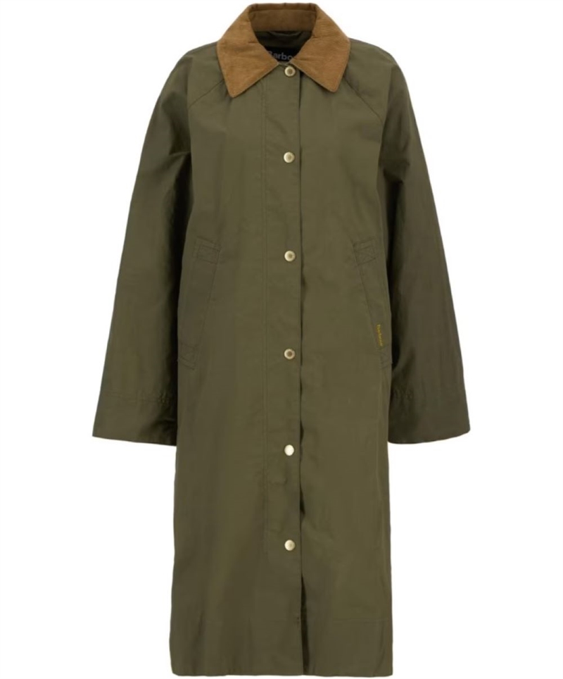 BARBOUR ETTIE SHOWERPROOF JACKET DUSKY GREEN/ANCIENT TARTA