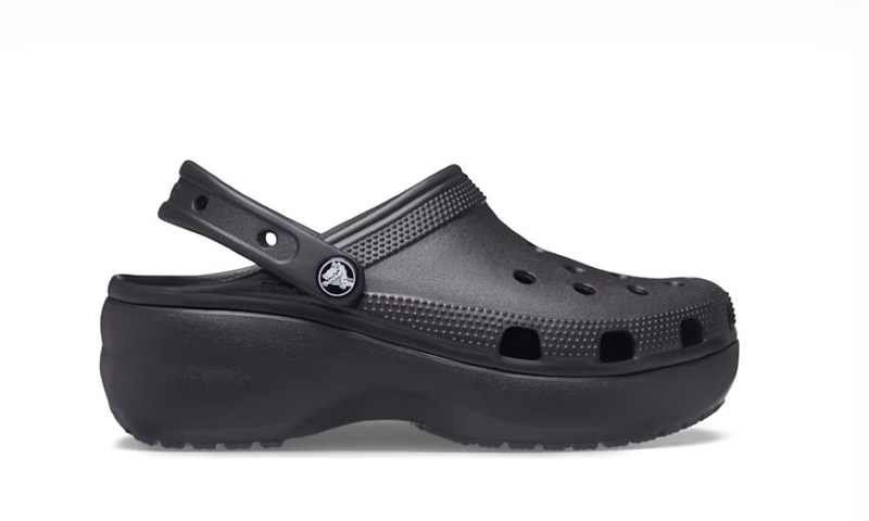 CROCS CLASSIC PLATFORM CLOG BLACK