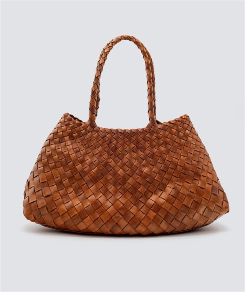 DRAGON DIFFUSION SANTA CROCE BAG BIG TAN