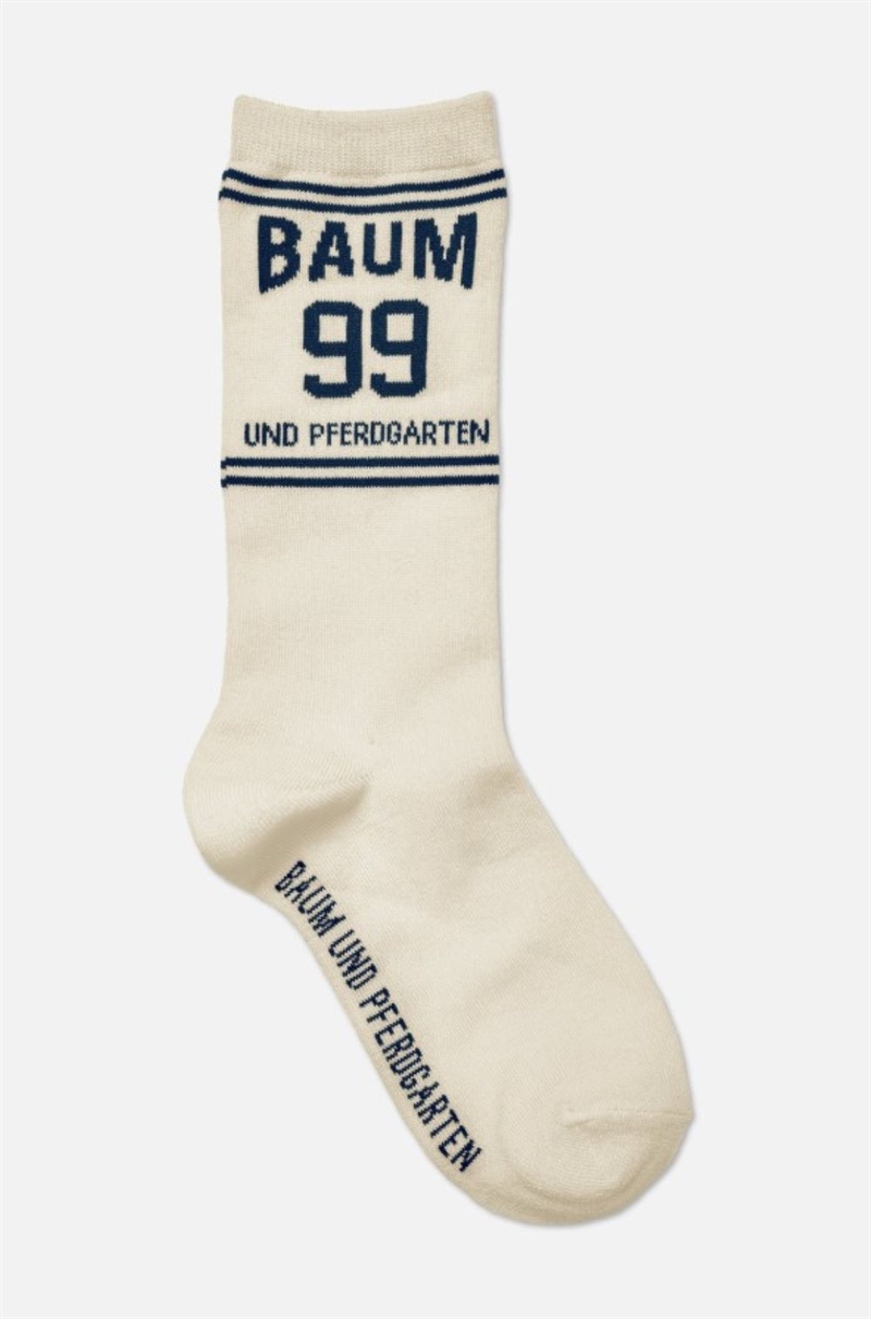 BAUM UND PFERDGARTEN LING SOCKS EGRET NAVY BAUM
